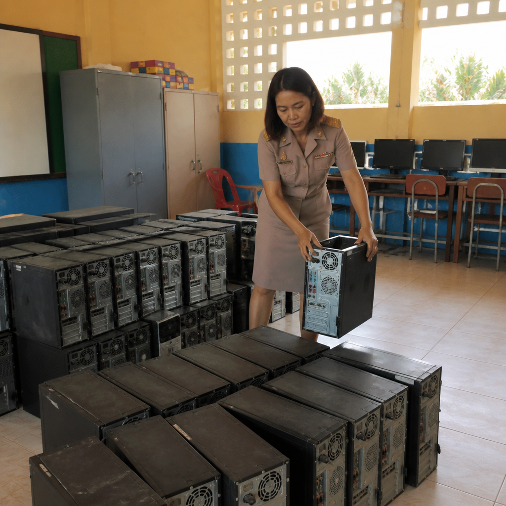 5 ความพังที่โรงเรียนมักเจอ เมื่อรับบริจาคคอมพิวเตอร์เก่าแบบไม่มีแผนรองรั